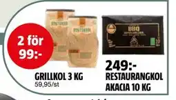 Bauhaus GRILLKOL 3 KG erbjuda