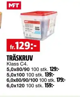 Bauhaus TRÄSKRUV erbjuda