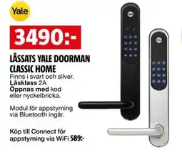 Bauhaus LÅSSATS YALE DOORMAN CLASSIC HOME erbjuda