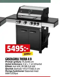 Bauhaus GASOLGRILL THERA 4 B erbjuda