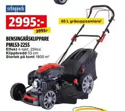 Bauhaus BENSINGRÄSKLIPPARE PML53-225S erbjuda