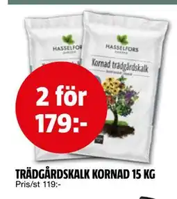 Bauhaus TRÄDGÅRDSKALK KORNAD 15 KG erbjuda