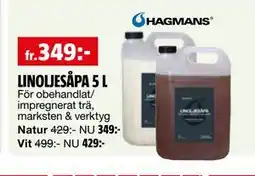 Bauhaus LINOLJESÅPA 5 L erbjuda