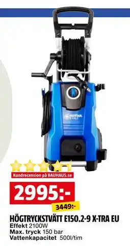 Bauhaus HÖGTRYCKSTVÄTT E150.2-9 X-TRA EU erbjuda