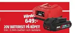 Bauhaus 20V BATTERISET PÅ KÖPET! erbjuda