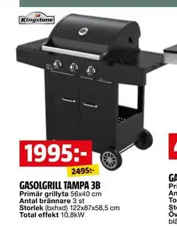 Bauhaus GASOLGRILL TAMPA 3B erbjuda