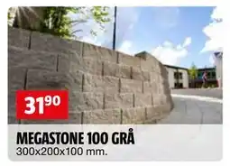 Bauhaus MEGASTONE 100 GRÅ erbjuda