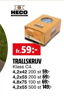 Bauhaus TRALLSKRUV erbjuda