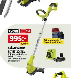 GRÄSTRIMMER RLT183120C 18V