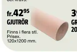 Bauhaus GJUTRÖR erbjuda