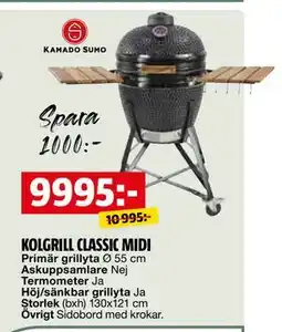 Bauhaus KOLGRILL CLASSIC MIDI erbjuda