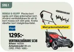 Bauhaus VERTIKALSKÄRARE SC38 erbjuda