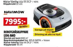 Bauhaus ROBOTGRÄSKLIPPARE I206 AWD erbjuda