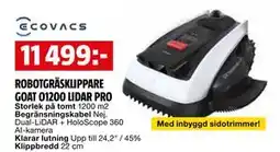 Bauhaus ROBOTGRÄSKLIPPARE GOAT O1200 LIDAR PRO erbjuda