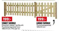 Bauhaus STAKET SVERIGE erbjuda
