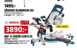 Bauhaus KAP- & GERSÅG GCM 8 SJL erbjuda