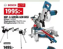 Bauhaus KAP- & GERSÅG GCM 80SJ erbjuda