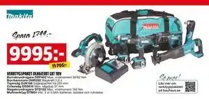 Bauhaus VERKTYGSPAKET DLX6038T LXT 18V erbjuda