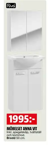 Bauhaus MÖBELSET ANNA VIT erbjuda