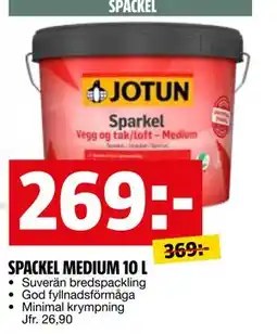 Bauhaus SPACKEL MEDIUM 10 L erbjuda