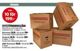 Bauhaus FLYTT/FÖRVARINGSLÅDA erbjuda