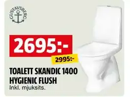 Bauhaus TOALETT SKANDIC 1400 HYGIENIC FLUSH erbjuda