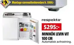 Bauhaus MINIKÖK LEVIN VIT 100 CM erbjuda