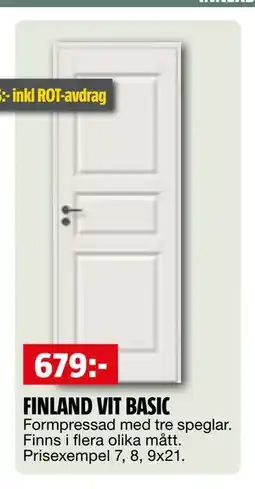 Bauhaus FINLAND VIT BASIC erbjuda