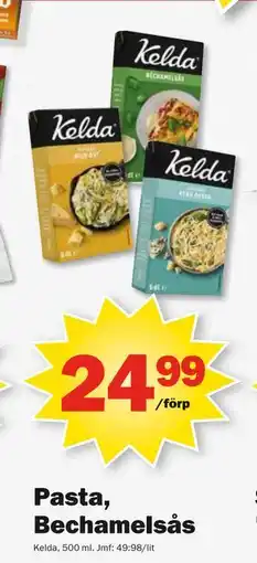 Pekås Pasta, Bechamelsås erbjuda
