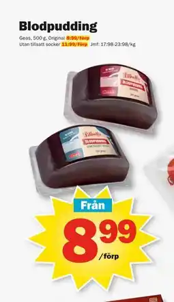 Pekås Blodpudding erbjuda