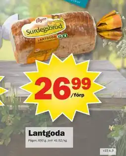Pekås Lantgoda Surdegsbröd erbjuda