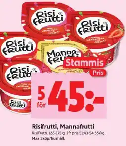 ICA Kvantum Risifrutti, Mannafrutti erbjuda