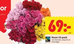 ICA Kvantum Rosor 10-pack erbjuda