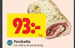ICA Kvantum Porchetta erbjuda