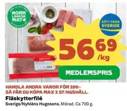 Stora Coop Fläskytterfilé erbjuda