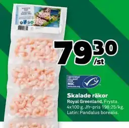 Stora Coop ROYAL GREENLAND Skalade räkor erbjuda