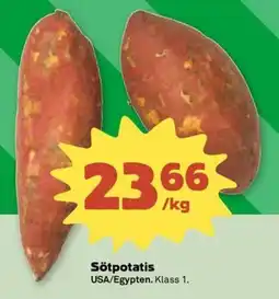 Stora Coop Sötpotatis erbjuda