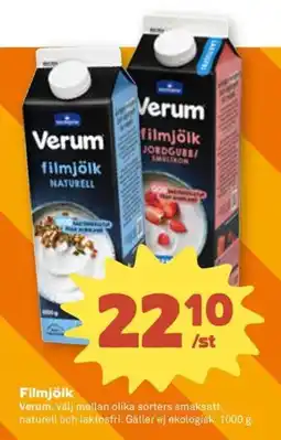 Stora Coop VERUM Filmjölk erbjuda