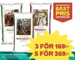 Stora Coop Plantjord/naturgödsel/täckbark erbjuda
