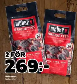 Stora Coop WEBER Briketter erbjuda