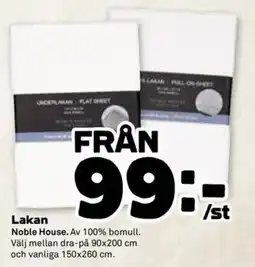 Stora Coop NOBLE HOUSE Lakan erbjuda