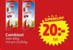 Nya Pulsen NEFIS Combiost erbjuda