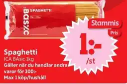 Nya Pulsen ICA Spaghetti erbjuda
