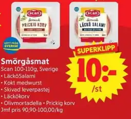 Nya Pulsen SCAN Smörgåsmat erbjuda