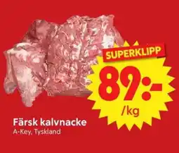 Nya Pulsen Färsk kalvnacke erbjuda