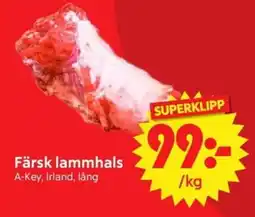 Nya Pulsen Färsk lammhals erbjuda
