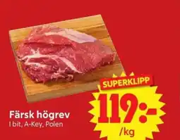 Nya Pulsen Färsk högrev erbjuda