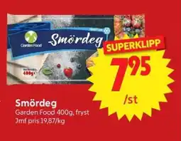 Nya Pulsen GARDEN FOOD Smördeg erbjuda