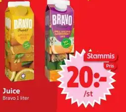 Nya Pulsen BRAVO Juice erbjuda