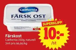 Nya Pulsen CALIFORNIA Färskost erbjuda